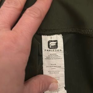 Fabletics leggings size 6 olive green in a great condition.